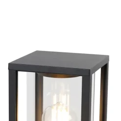 Qazqa staande buitenlampen charlois zwart e27