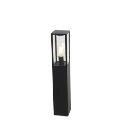 Qazqa staande buitenlampen charlois zwart e27