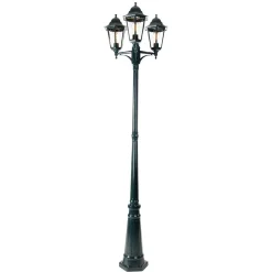 Qazqa staande buitenlampen new orleans groen e27