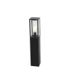 Qazqa staande buitenlampen charlois zwart e27