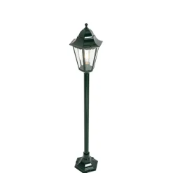 Qazqa staande buitenlampen new orleans groen e27