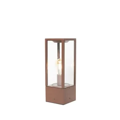 Qazqa staande buitenlampen charlois bronskleurig e27