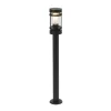 Qazqa staande buitenlampen gleam zwart e27