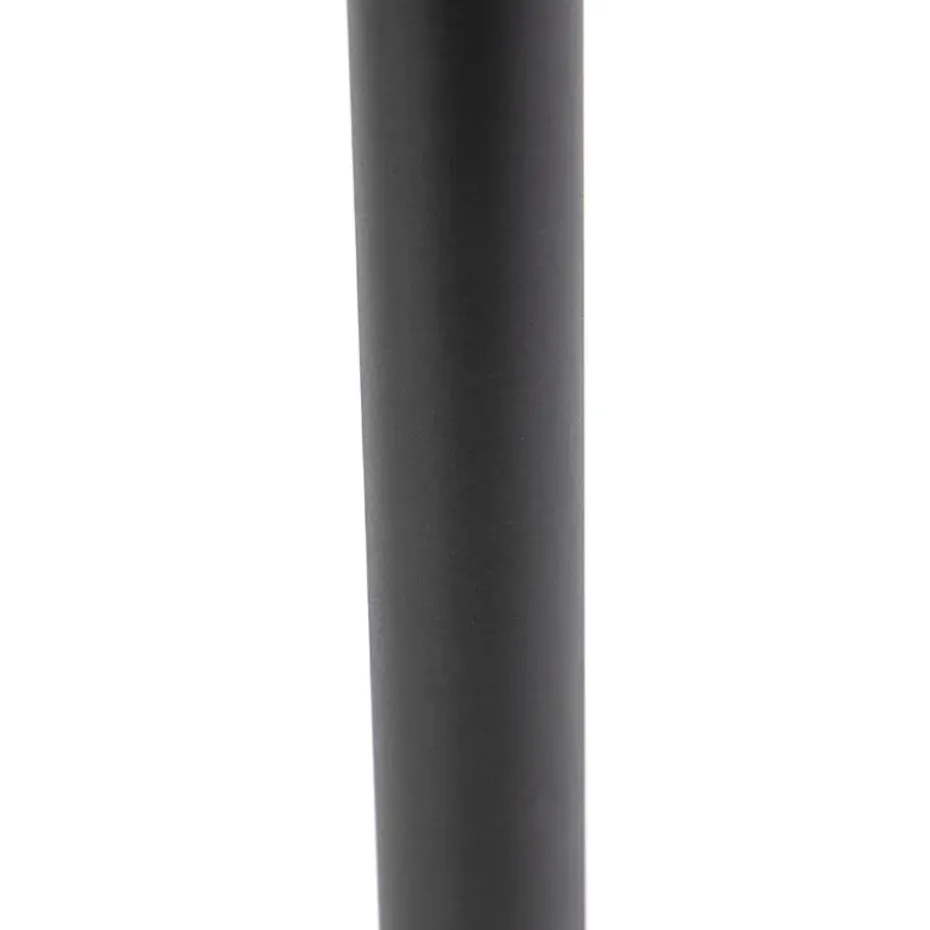 Qazqa staande buitenlampen gleam zwart e27