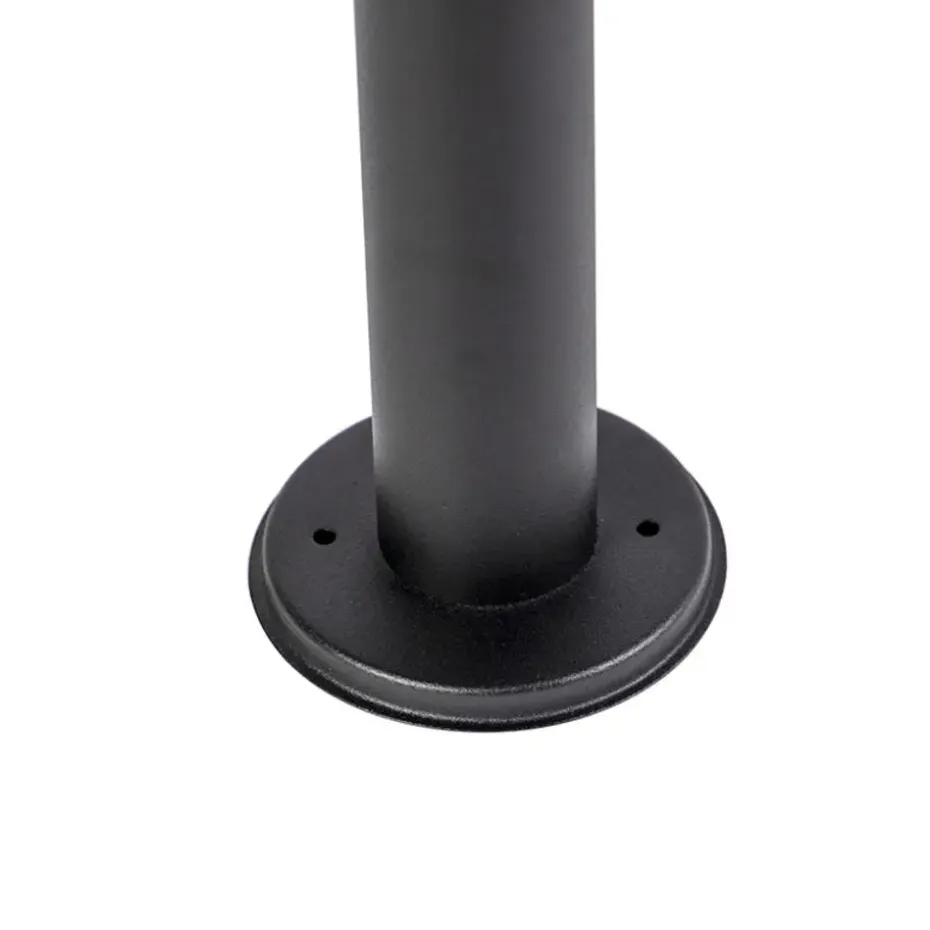 Qazqa staande buitenlampen gleam zwart e27