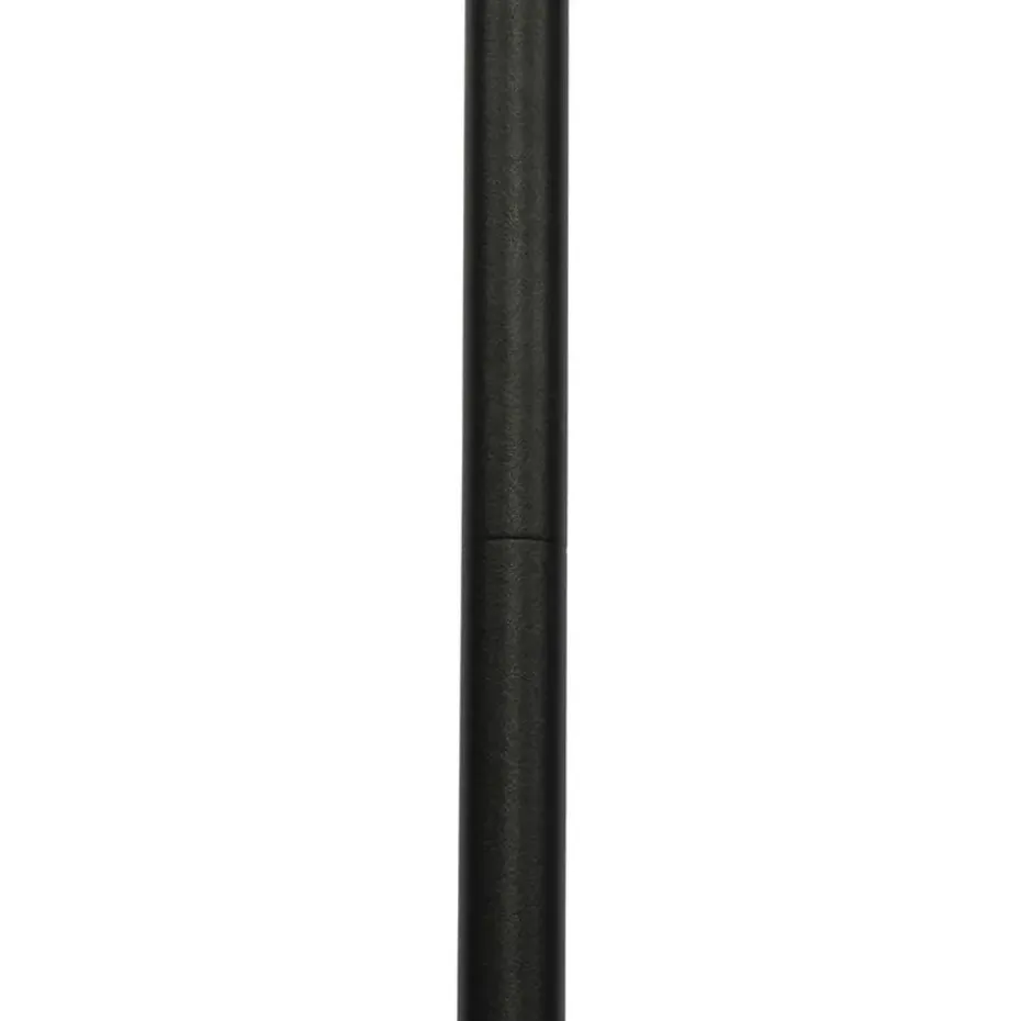 Qazqa staande buitenlampen virginia zwart e27