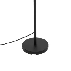 Qazqa staande buitenlampen virginia zwart e27