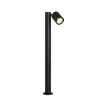 Qazqa staande buitenlampen solo zwart gu10
