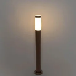 Qazqa staande buitenlampen rox bronskleurig e27