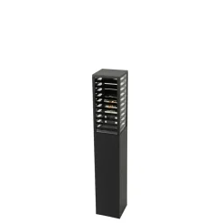 Qazqa staande buitenlampen reims zwart e27