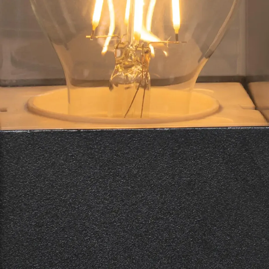 Qazqa staande buitenlampen denmark zwart e27