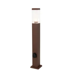 Qazqa staande buitenlampen malios bronskleurig e27