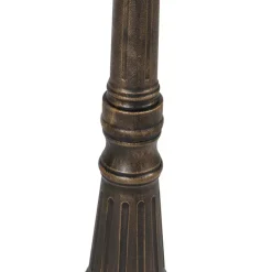 Qazqa staande buitenlampen new haven goudkleurig e27