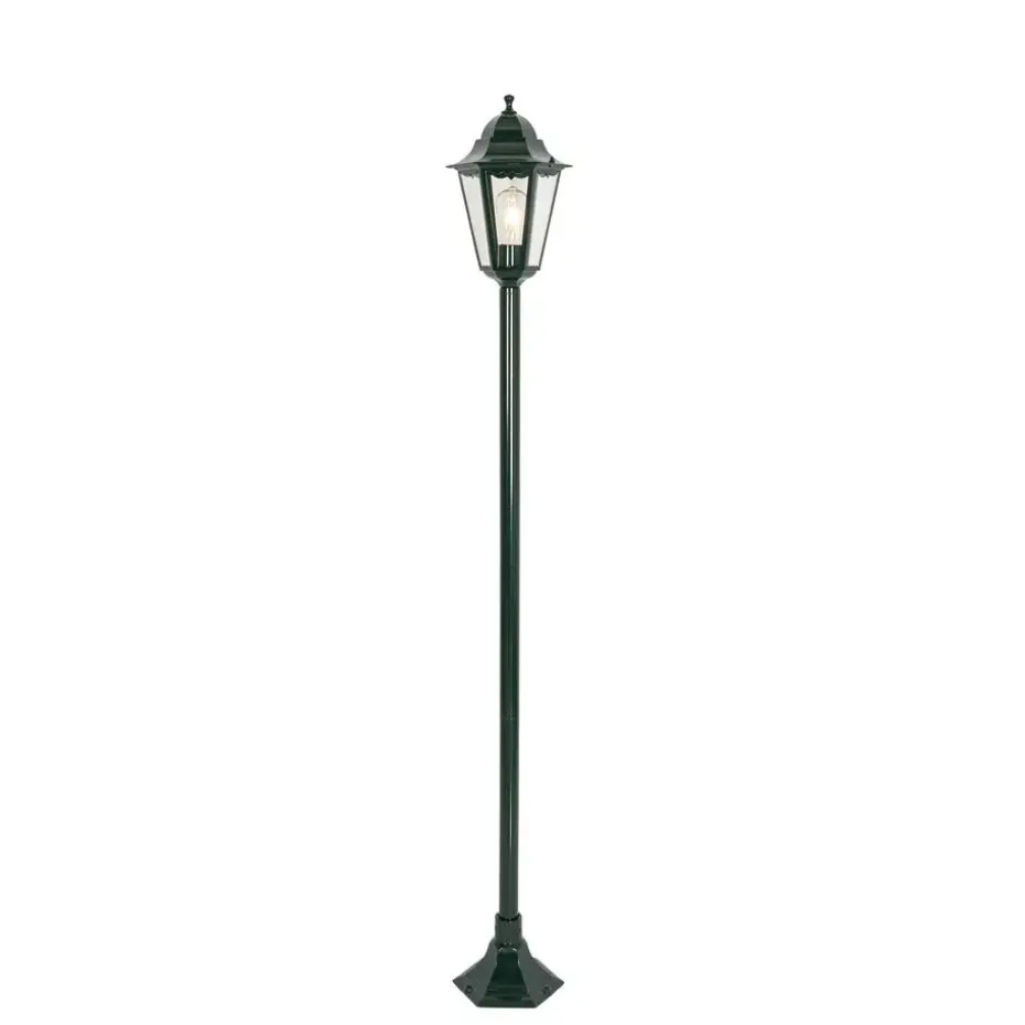 Qazqa staande buitenlampen new orleans groen e27