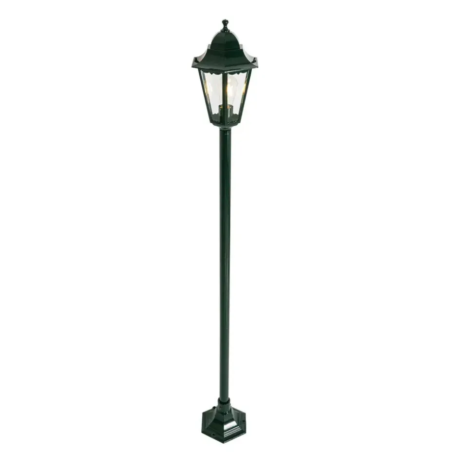 Qazqa staande buitenlampen new orleans groen e27