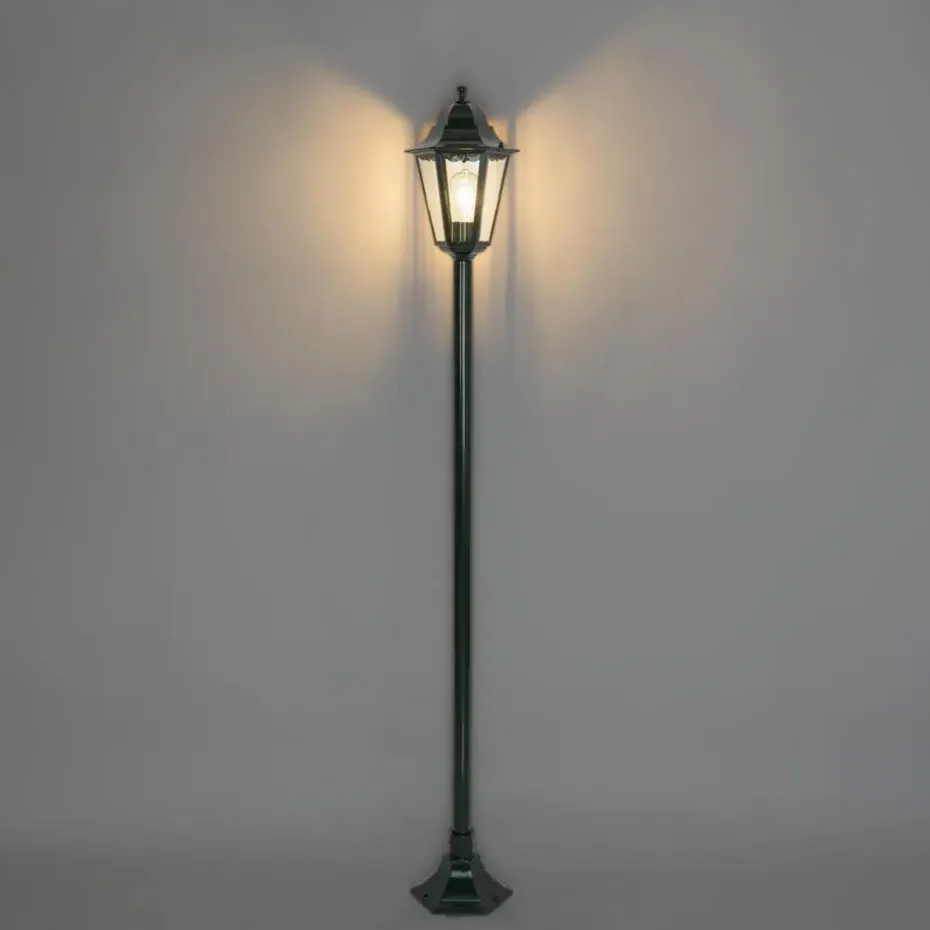 Qazqa staande buitenlampen new orleans groen e27