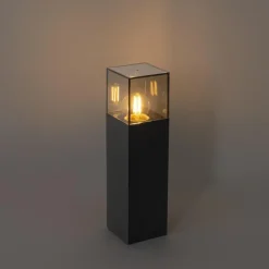 Qazqa staande buitenlampen denmark zwart e27