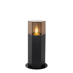Qazqa staande buitenlampen denmark zwart e27