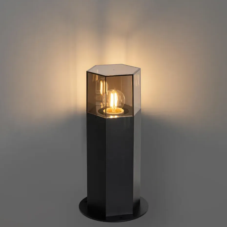 Qazqa staande buitenlampen denmark zwart e27