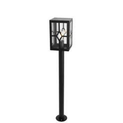 Qazqa staande buitenlampen dover zwart e27