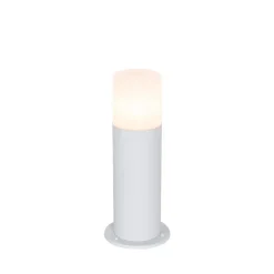Qazqa staande buitenlampen odense wit e27