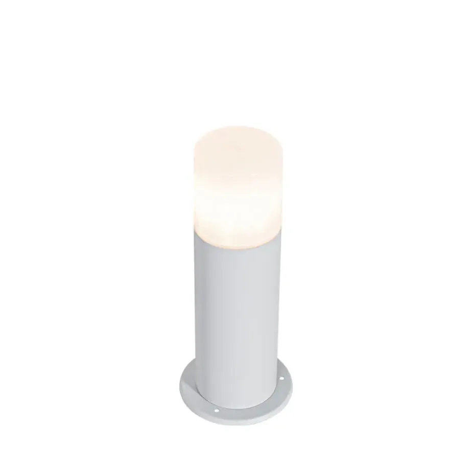 Qazqa staande buitenlampen odense wit e27
