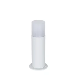 Qazqa staande buitenlampen odense wit e27