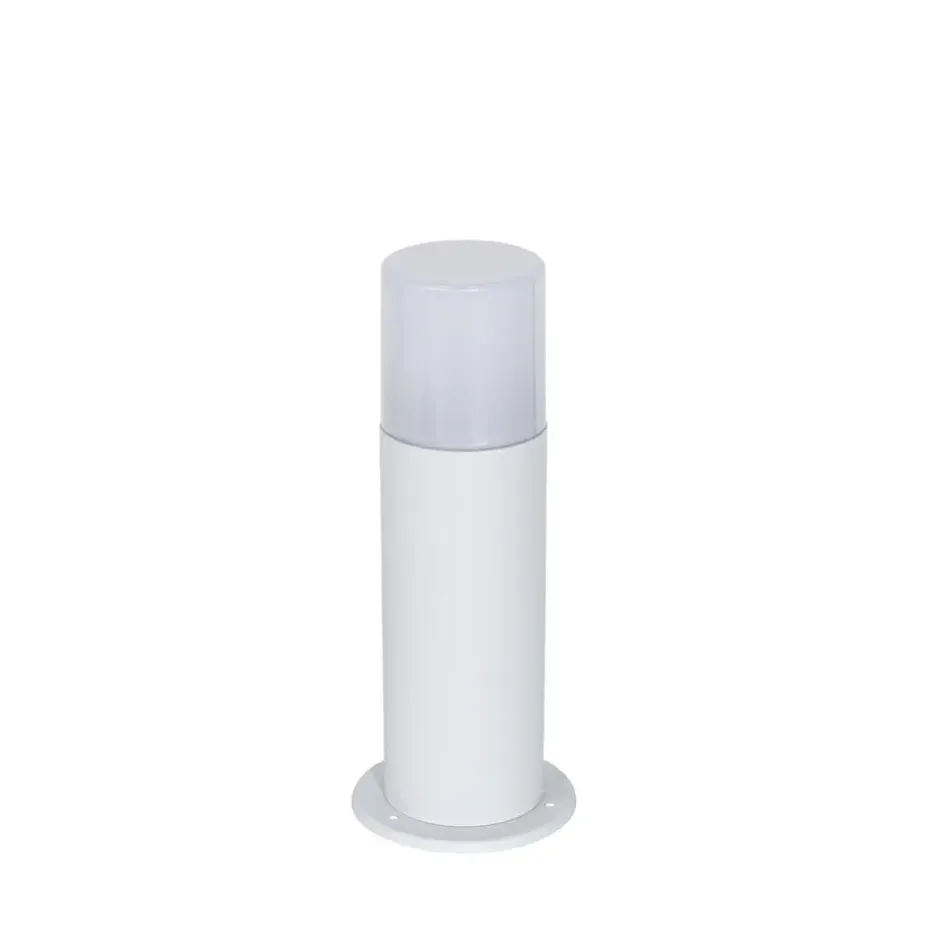 Qazqa staande buitenlampen odense wit e27