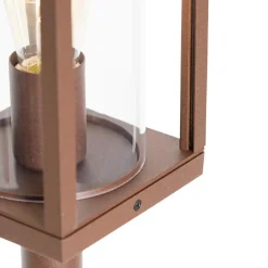 Qazqa staande buitenlampen charlois bronskleurig e27