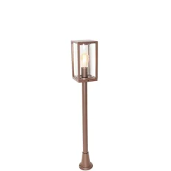 Qazqa staande buitenlampen charlois bronskleurig e27
