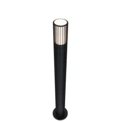 Qazqa staande buitenlampen boris zwart gu10