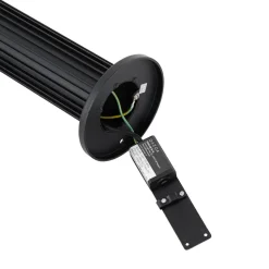 Qazqa staande buitenlampen boris zwart gu10