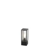 Qazqa staande buitenlampen charlois zwart e27