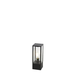 Qazqa staande buitenlampen charlois zwart e27