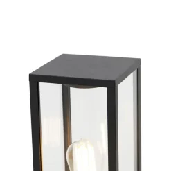 Qazqa staande buitenlampen charlois zwart e27