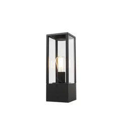 Qazqa staande buitenlampen charlois zwart e27