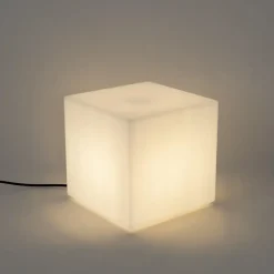 Qazqa staande buitenlampen nura wit e27