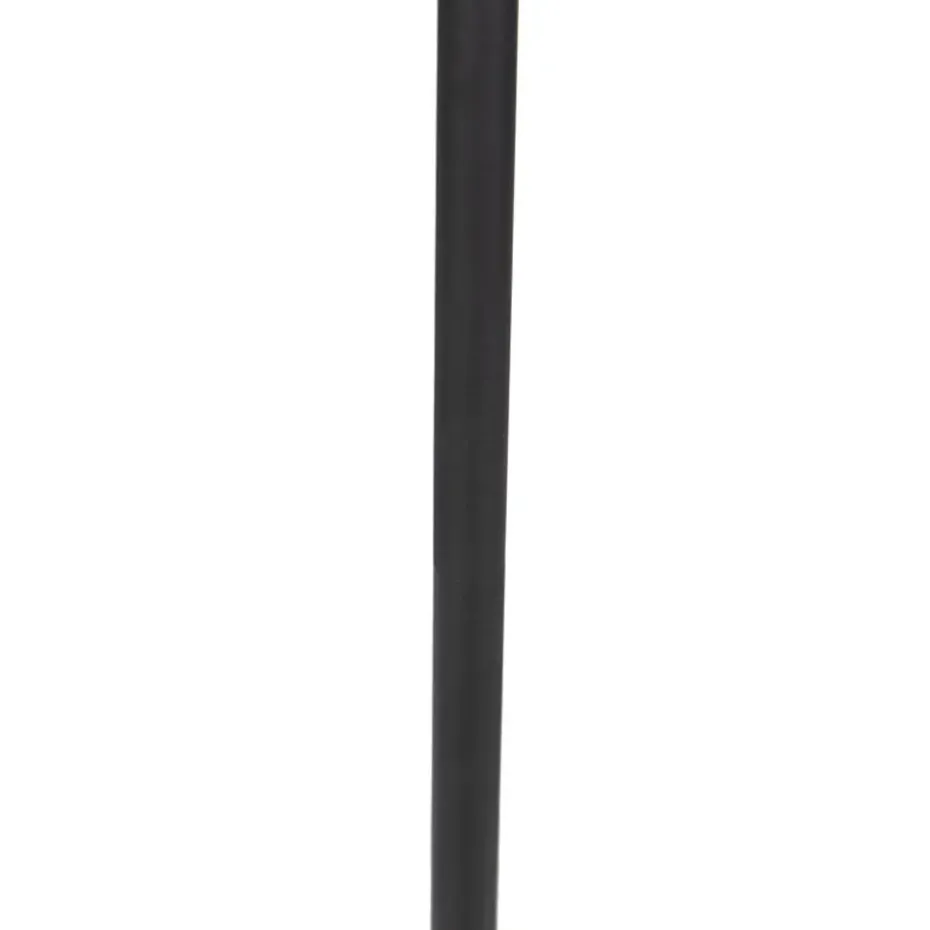Qazqa staande buitenlampen virginia fl zwart e27