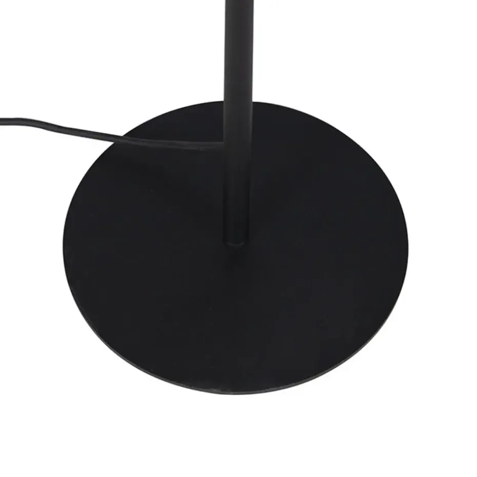 Qazqa staande buitenlampen virginia fl zwart e27