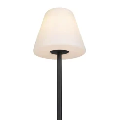 Qazqa staande buitenlampen virginia fl zwart e27