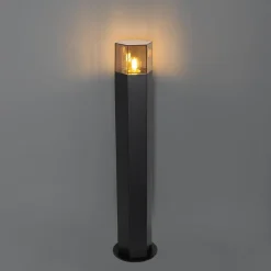 Qazqa staande buitenlampen denmark zwart e27