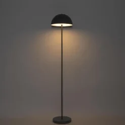 Qazqa staande buitenlampen keira zwart geïntegreerde led