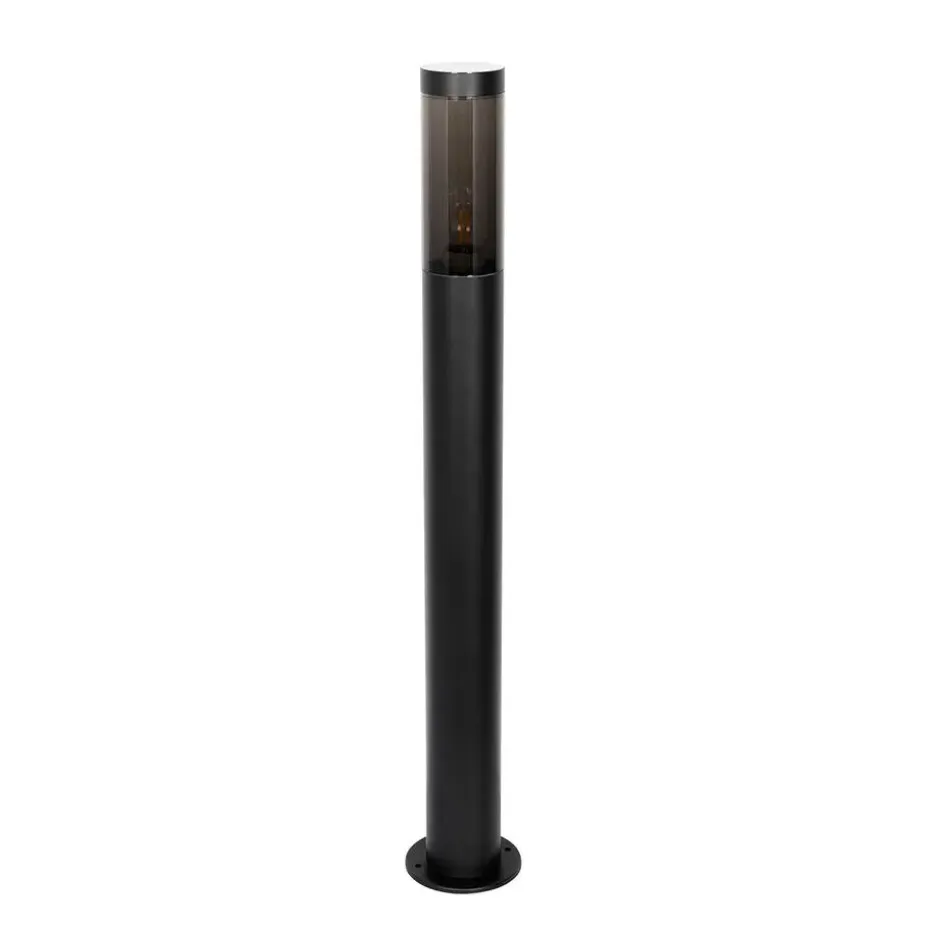 Qazqa staande buitenlampen rox zwart e27