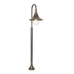 Qazqa staande buitenlampen daphne goudkleurig e27