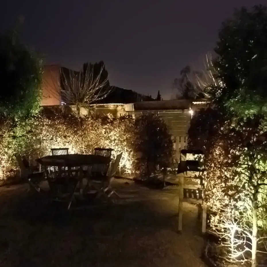 Qazqa tuinspots garly zwart geïntegreerde led
