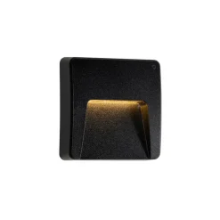 Qazqa tuinspots gem zwart geïntegreerde led
