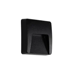 Qazqa tuinspots gem zwart geïntegreerde led