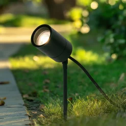 Qazqa tuinspots solo groen gu10