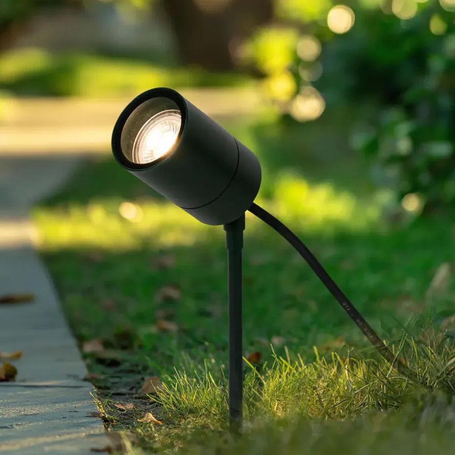 Qazqa tuinspots solo groen gu10