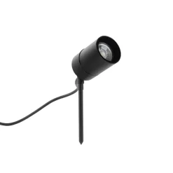 Qazqa tuinspots solo zwart gu10